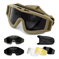 thumbnail image 1 of Lentes Tácticas Goggle Militares Careta Gafas Con 3lentes Xtellar cafe, 1 of 3