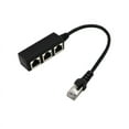 thumbnail image 2 of Splitter Ethernet RJ45 Cable Adapter 1 Male To 2/3 Female Port LAN Network Connector Wire Ethernet RJ45 Cable Adapter, 2 of 4