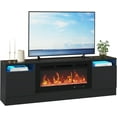 thumbnail image 3 of TV Stand for 75" TV, Entertainment Center Compatible with 36" Fireplace, 3 of 7