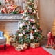 thumbnail image 2 of 18 piezas elegantes estrellas de cinco puntas árbol de Navidad decoración de estrellas decoraciones colgantes de Navidad, 2 of 5