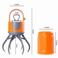 thumbnail image 7 of Portable 6-Claw Dog Poop Scooper with Built-in Waste Bag Dispenser, Heavy Duty Pet Waste Picker for Grass and Gravel, Hands-Free Outdoor Pooper Scooper for Small to Large Dogs & Cats, Travel Friendly, 7 of 7