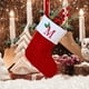 thumbnail image 1 of Calcetines navideños con iniciales bordadas | Calcetines de punto para decorar la chimenea | Regalos personalizados para la familia | Juego de decoración festiva para el hogar (1 unidad), 1 of 2