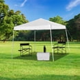 thumbnail image 2 of Flash Furniture 8' Square Outdoor Pop Up Canopy Tent with Carry Case in White, 2 of 8