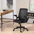 thumbnail image 2 of Vinsetto Mesh Office Chair with Lumbar Back Support and Flip-Up Armrests, 2 of 10