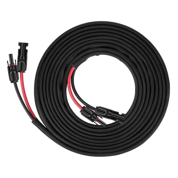 Geosiry 30FT 10AWG Solar Panel Extension Cable, Solar Extension Cable with Female and Male Connector, Solar Cable for Solar Panels, Charge Controller