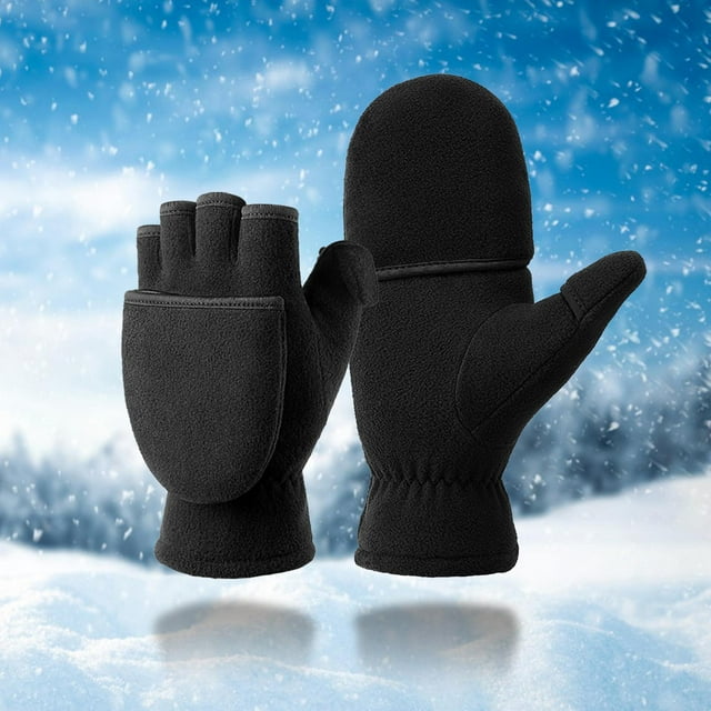 Guantes de invierno Fernando sin s Aislamiento cálido M Convertible Flip Top