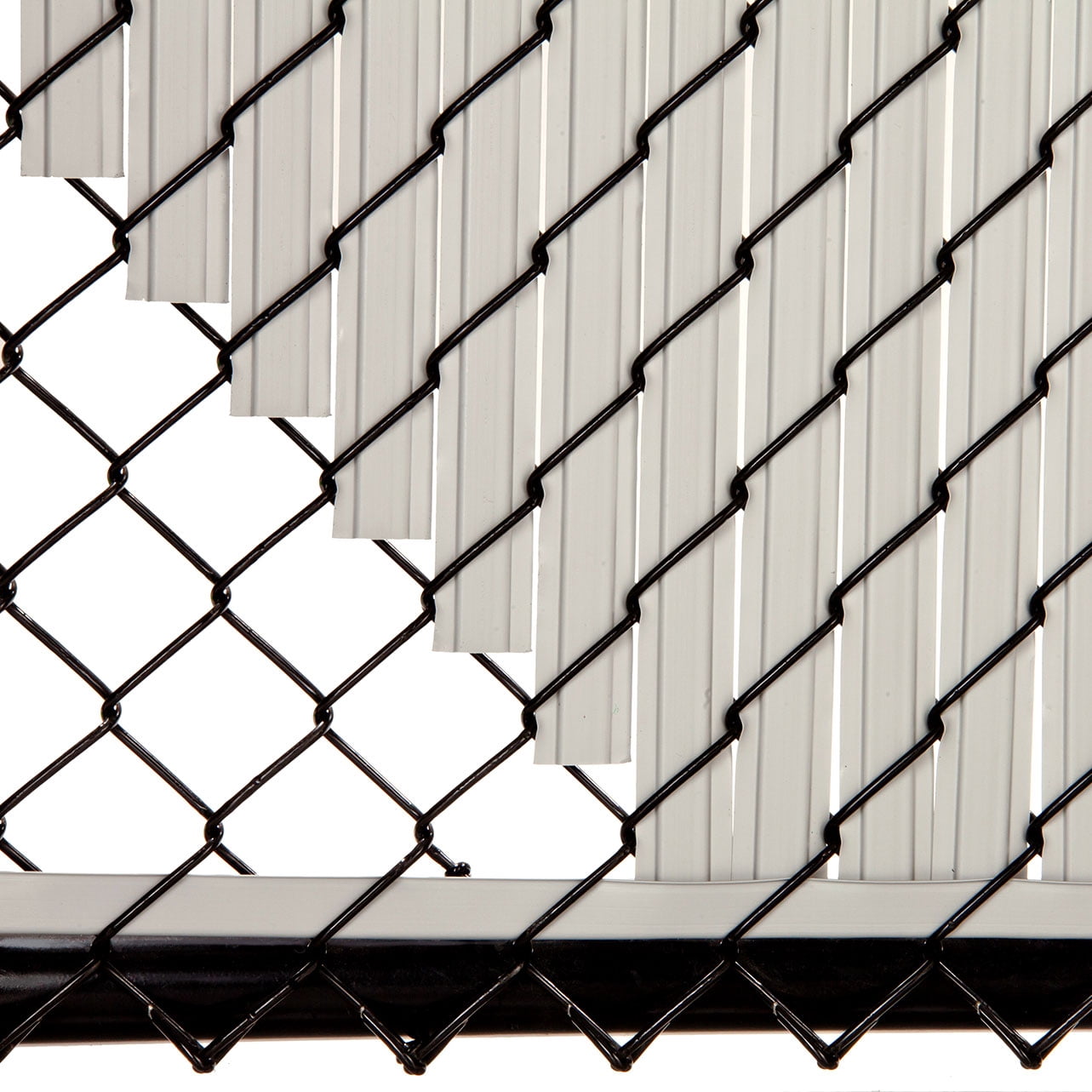 Slat Depot Maximum Privacy Gray SoliTube Slats for 4ft Chain Link Fence