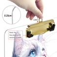 thumbnail image 3 of Acrylic Writing Board Silver 12.5*9 Inch Clipboards Transparent Acrylic Material Suitable For Office Classroom Teachers Fashion Bloggers Stationery Enthusiasts Lions on Green Grassland, 3 of 9