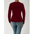 thumbnail image 3 of Sueter De Mujer Moda Canale Sweater Diseño A Relieve Abrigo LOLE  Sueter, 3 of 4