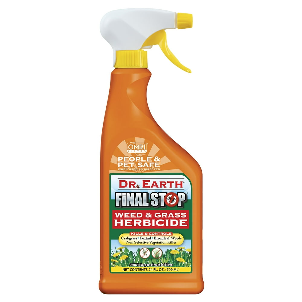 Dr. Earth Organic & Natural Final Stop Weed Killer, 24 oz RTU Walmart