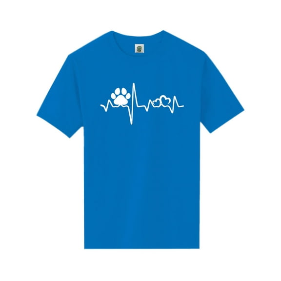 Paw Heartbeat Short Sleeve Neon T-Shirt