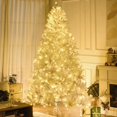 thumbnail image 2 of Árbol de Navidad HOMCOM 7.5 pies 1518 ramas 500 luces LED blanco, 2 of 9