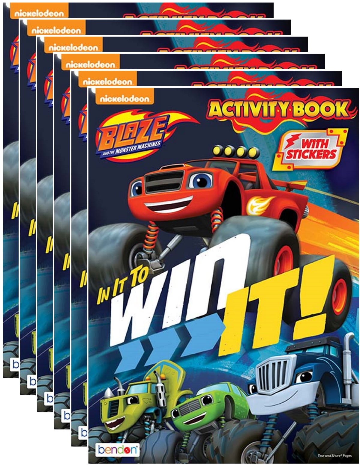 Nickelodeon S Blaze And The Monster Machines 32 Page Coloring And Activity Book With Stickers Pack Of 6 Walmart Com Nickelodeon S Blaze And The Monster Machines 32 Page Coloring And Activity Book With Stickers Pack Of 6 Walmart Com