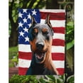 thumbnail image 3 of German Pinscher Dog American Flag Garden Flag, 3 of 3