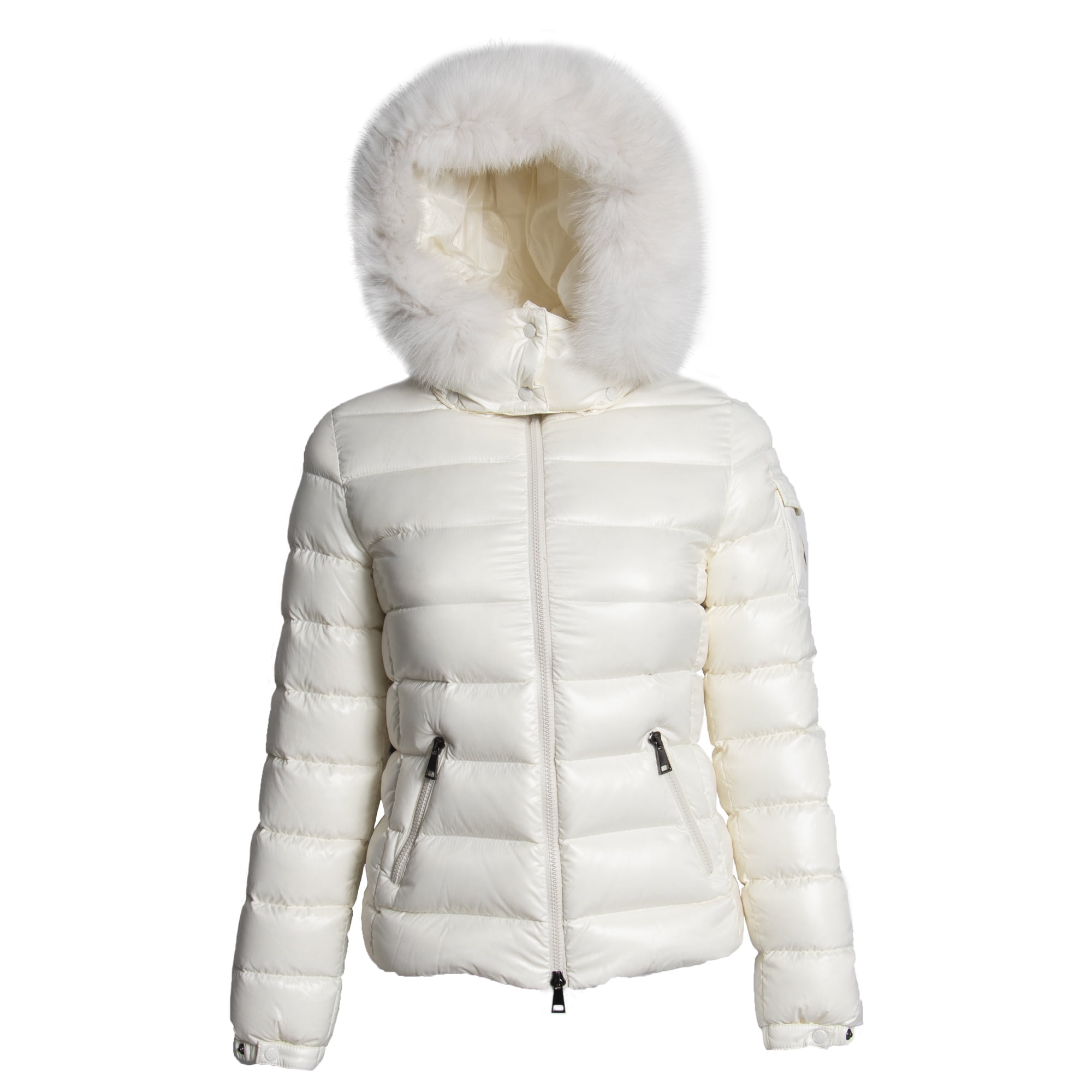 white moncler coat