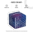 thumbnail image 4 of Yiaed Ireworks In The Night Sky Print Tissue Box Cover, PU Leather Decorative Organizer for Tabletop, Bathroom, Car, Office Creative Decorative, 4 of 7