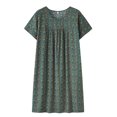 thumbnail image 2 of Skpblutn Nightgowns for Women Summer Cotton Silk Short Sleeved Sleep Dress for Middle Aged New Loose Fitting Home Wear Elderly Sleepwear Plus Size Dress, 2 of 4
