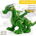 thumbnail image 1 of Interactive Green Mechanical Battle Dragon Toy for Kids 4-6: Educational Dinosaur Model with Electric Walking, Water Spray & Cool Lighting – Safe, Portable Learning Toy for Parent-Child Interaction &, 1 of 6