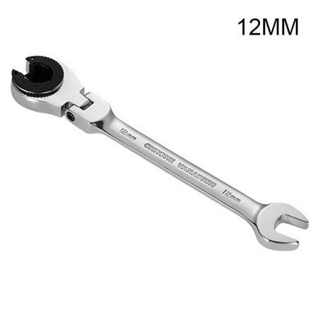 

Home Bathroom Large Opening Repair Set Nut Key Adjustable Spanner Pipe Wrench Fix Tubing Wrenchs Flex Head 12MM
