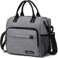 thumbnail image 1 of FZC-Sacs à Lunch pour Femmes - Boîte à Lunch Femme Réutilisable Sac Adulte pour le Travail, Gris, 1 of 4