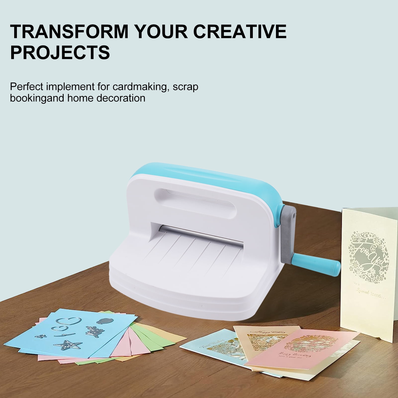 Hand Manual Die Cutting & Embossing Machine, Portable Cut Machines, Hand DIY Embossing, Cutting Greeting Card Hand Account Making Tool, For Arts & Crafts, Scrapbooking, Card Making