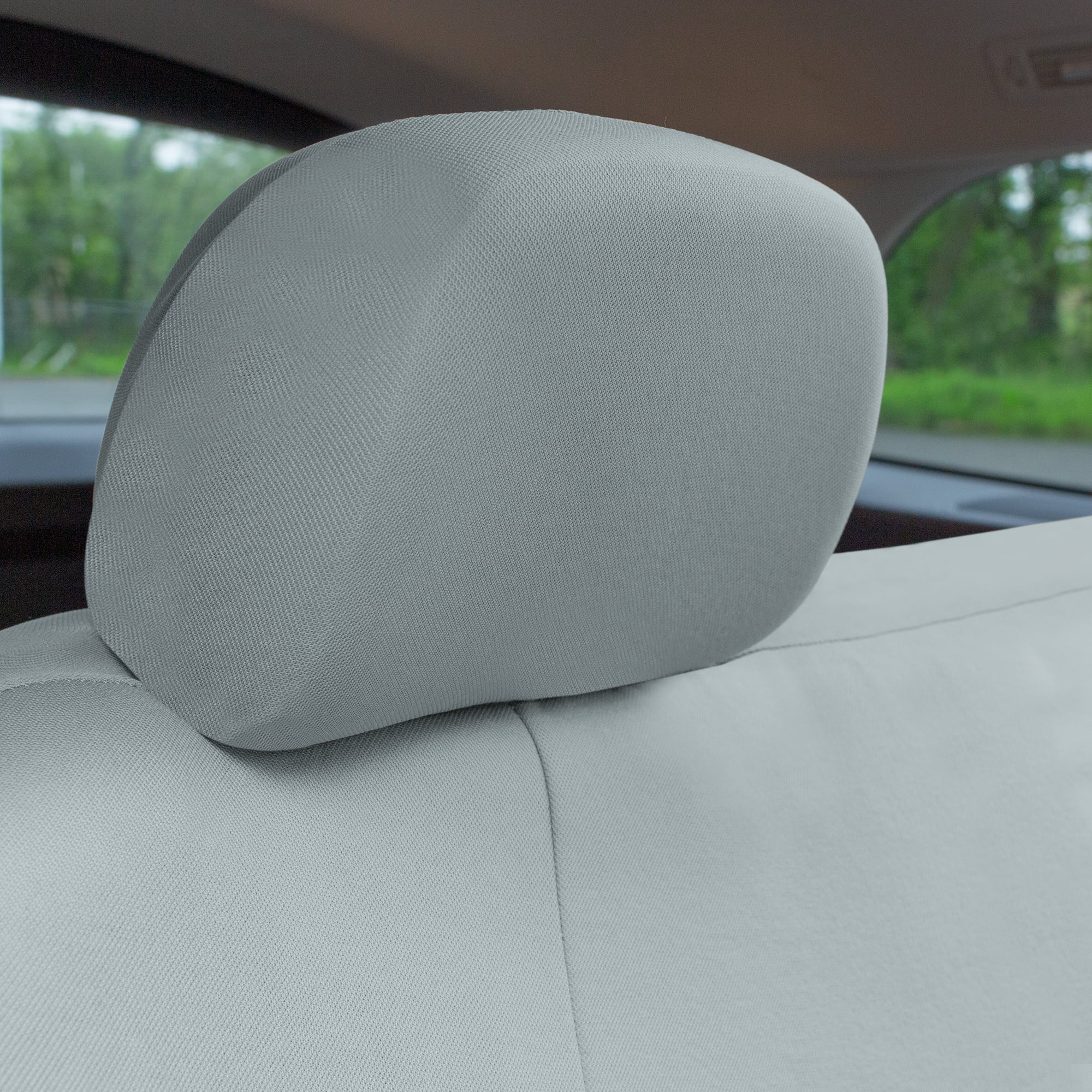 Universal Fit Car Seat Cover – Full Set of Automotive Seat Covers, Classic Cloth Seat Protector for Cars, Trucks, SUVs & Vans, Washable Seat Cover