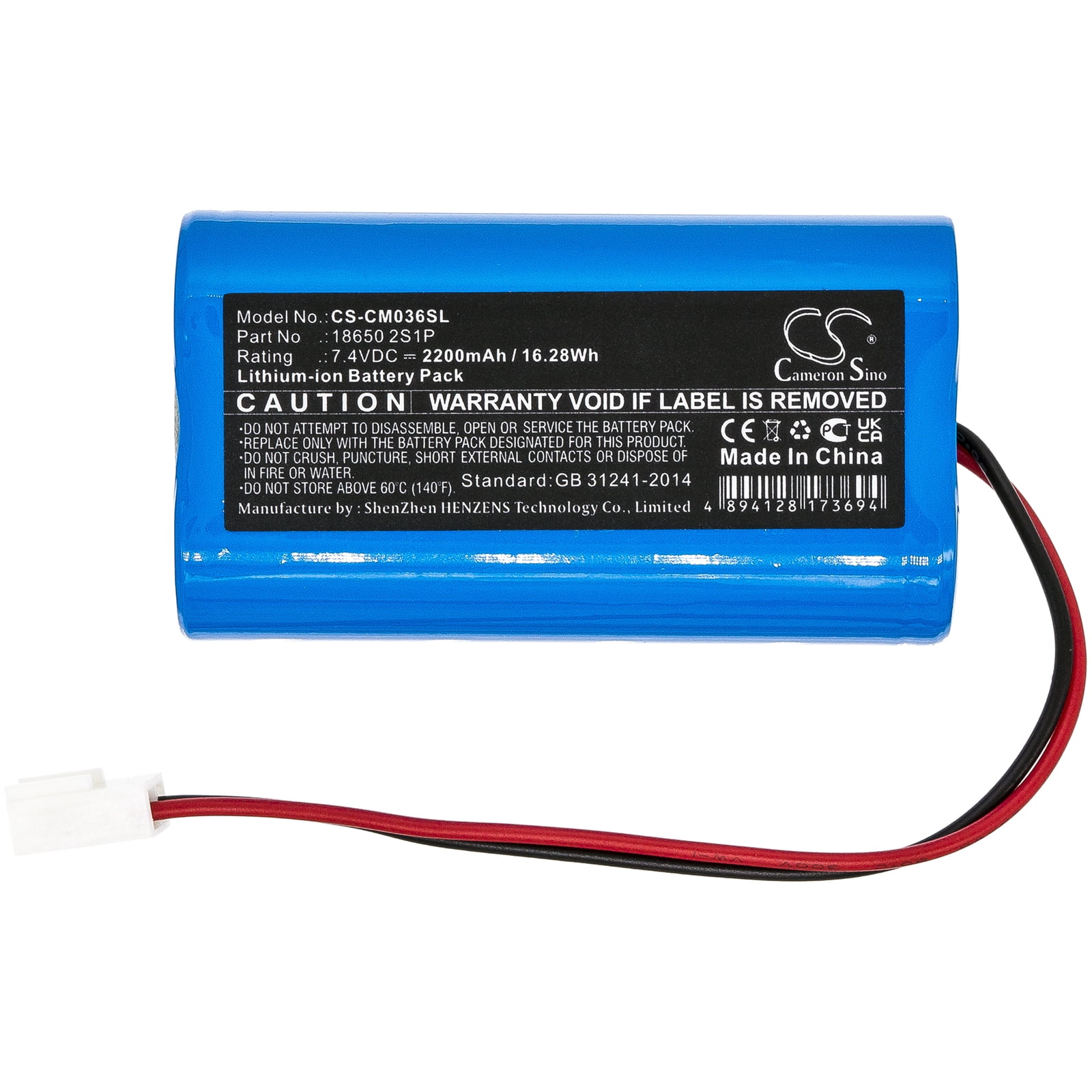 Replacement Battery for Neptolux N89,175-1196C,175-8002,2200mAh