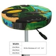 thumbnail image 4 of Uemuo farmer working with tractor at field Pattern Round Bar Stool Seat Covers Washable Stool Cushion Slipcover Elastic Bar Chair Covers-14 inch, 4 of 7