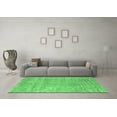 thumbnail image 3 of Ahgly Company Indoor Rectangle Abstract Emerald Green Contemporary Area Rugs, 7' x 9', 3 of 4