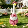 thumbnail image 6 of 23 in Porch Goose Clothes, Lawn Goose Clothes Clothes, Summer Style Porch Geese Costume for Festival Dress up Garden Yard Home Decoration, Ccwuwei, 6 of 7