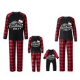 thumbnail image 1 of Family Christmas Mom Dad Kids Matching Pajamas Set Winter Baby Dog Romper Cotton Soft 2 Pieces Suit Sleepwear Xmas Family Look, 1 of 4