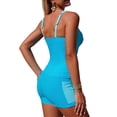 thumbnail image 3 of Yievot Women's Tankini Swimsuit 2 Piece Tummy Control Ruched Bathing Suit with Pocket Sporty Athletic Swimsuit, 3 of 7