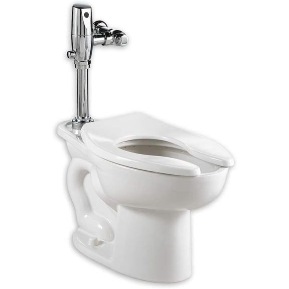American Standard 3451576.020 Madera 15-Inch Elongated Universal Floor Mount Toilet Bowl with Everclean and Dual Flush