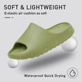 thumbnail image 3 of Cloud Slides for Women and Men, Pillow Slippers, Non-Slip Quick Drying Soft Lightweight Shower Shoes, Thick Sole Open Toe Slides Sandals for Indoor & Outdoor, 3 of 7