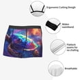 thumbnail image 3 of Balery Starry Sky Turtle Calzoncillos bóxer para hombre, ropa interior de algodón suave y transpirable con cinturilla de nailon-XX-Large, 3 of 5