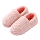 thumbnail image 5 of Zapatillas de algodón de suela gruesa para mujer, otoño e invierno, para interior del hogar, antideslizantes, cálidas, para parejas, zapatos de felpa con relleno de algodón para hombres, 5 of 5
