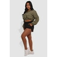 thumbnail image 3 of High Waist Windbreaker Hot Running Shorts - Black, 3 of 9
