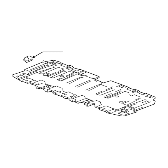 Genuine OE GM Lower Shield 84063312