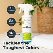 Oxyfresh Extra Strength Pet Odor Eliminator Spray, No Fragrance & No Harsh Chemicals, Goodbye Stinky Odors, Cat & Dog Deodorizer Works on Contact, Home Upholstery & Auto, Vets & Owners Love It