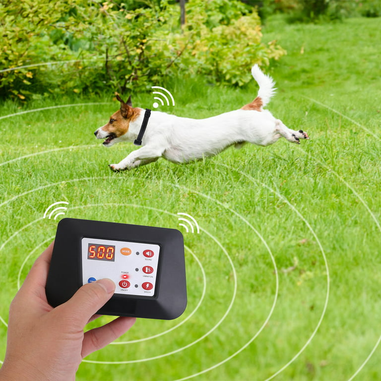 Wireless Dog Invisible Fence, iMounTEK Pet Electric Fence Containment  System Dog Training Collar Beep Vibration Electric Shock Wireless Fence  Set