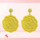 thumbnail image 2 of Pendientes colgantes Yashi vintage aleación amarilla para mujeres y niñas, 2 of 5