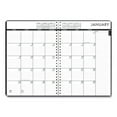 thumbnail image 3 of 24/7 Recycled Daily Appointment Book/Monthly Planner, 10 x 7, Black Cover, 12-Month (Jan to Dec): 2024 | Bundle of 5 Each, 3 of 6