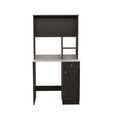 thumbnail image 4 of Inval Ambrossia Kitchen Breakroom Microwave Cabinet (36" x 70" x 20"), Espresso/Stone, 4 of 12