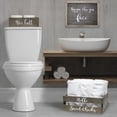 thumbnail image 2 of Mod Lighting and Decor 3 Piece Rustic Gray Large Wooden Rectangular Bathroom Set, 2 of 9