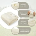 thumbnail image 2 of LOVE STORY 6' x 10' Sun Shade Cloth with Grommets 95% UV Protection Pergola Shade Cover for Outdoor, Cream, 2 of 7