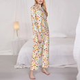 thumbnail image 3 of Sikiie Afternoon Tea Women's Long-Sleeve Shirt and Full-Length Bottom Pajama Set (s-xxl)-Medium, 3 of 7