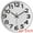 White, variant on Unique Bargains Non-Ticking Battery Operated Decorative Wall Clock Black White Frame