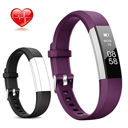 Lintelek Fitness Tracker Slim Activity Tracker With Heart Rate Monitor Ip67 Waterproof Step Counter Calorie Counter Pedometer For Kids Women Men And Gift Walmart Canada