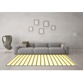 thumbnail image 3 of Ahgly Company Indoor Round Solid Yellow Modern Area Rugs, 6' Round, 3 of 4