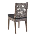 thumbnail image 3 of Exodis Mahogany Upholstered Dining Chair, Brown (Set of 2), 3 of 6